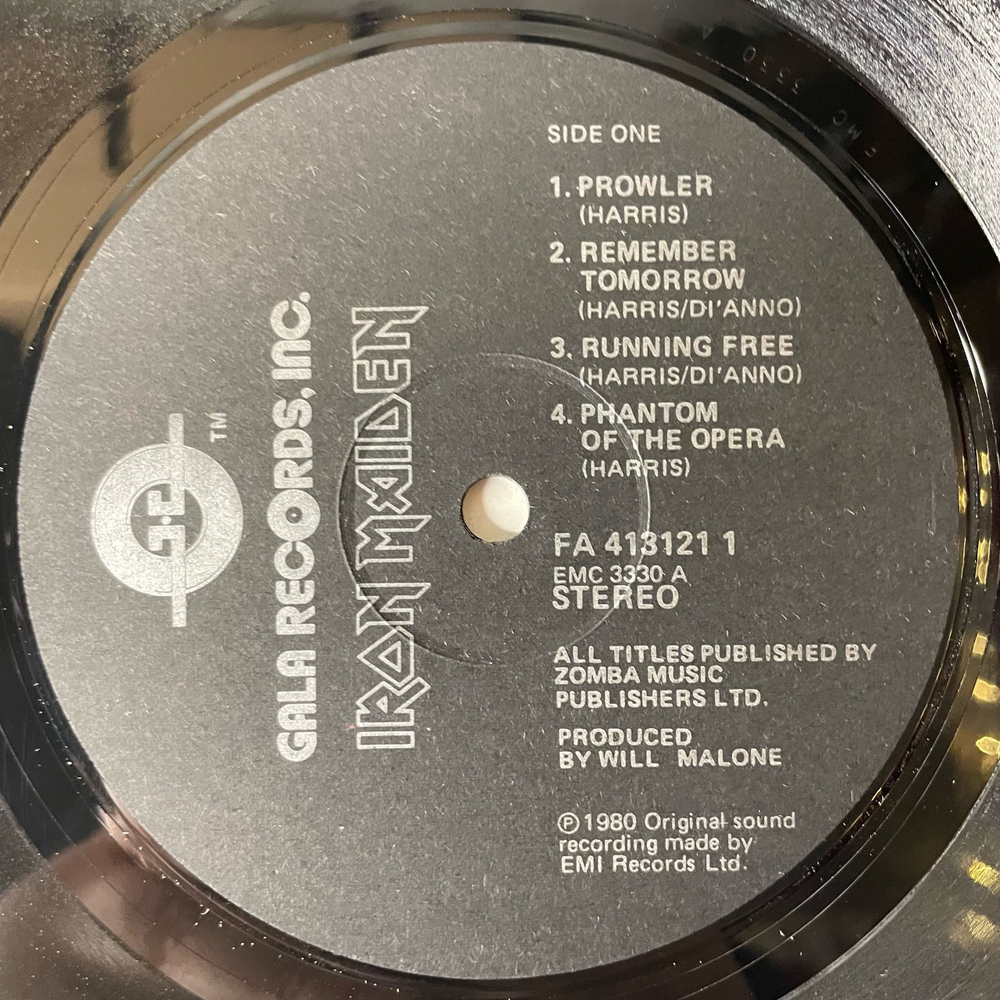 Винтажная виниловая пластинка LP Iron Maiden (Россия 1993)