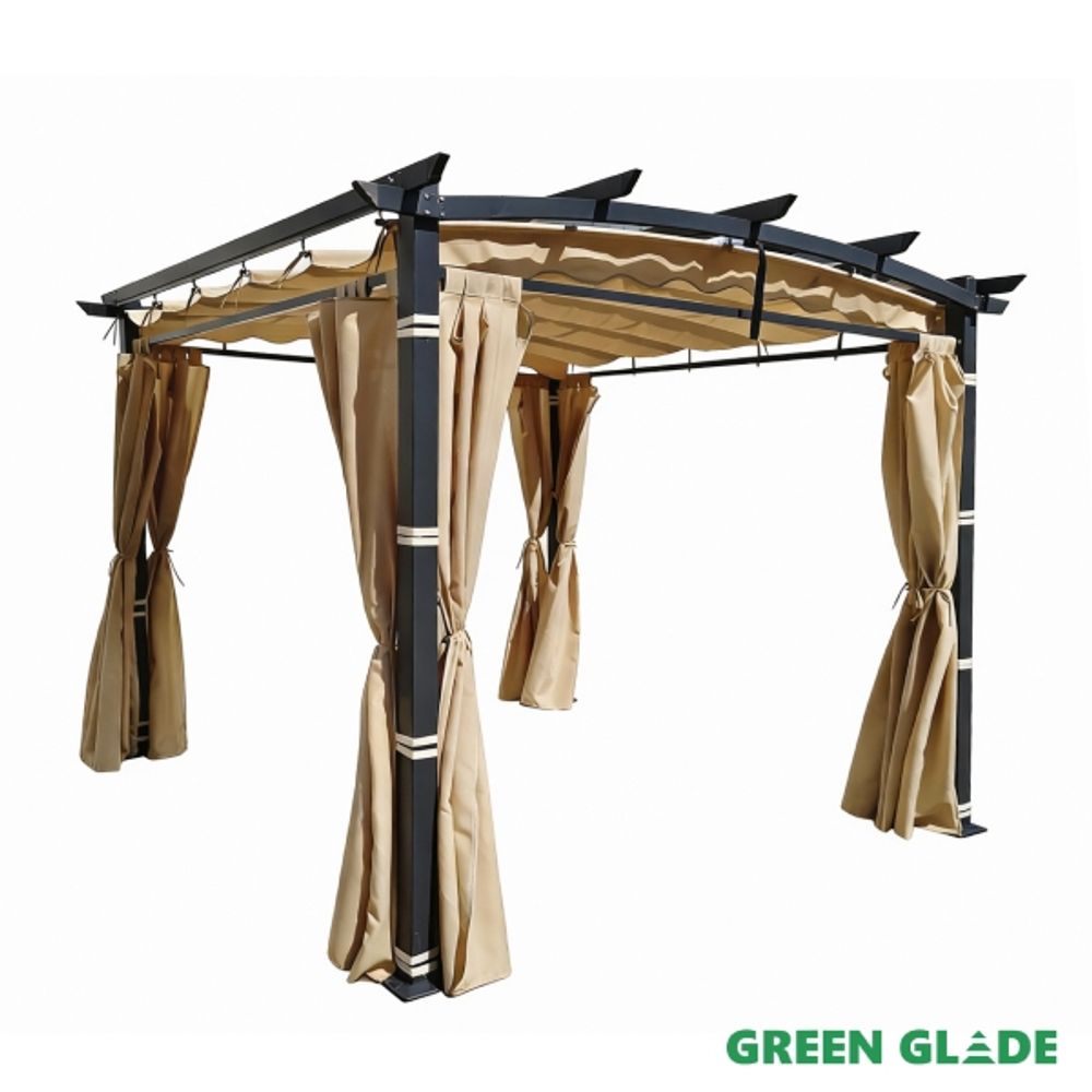Тент садовый Green Glade 72601 3х3х2,32 м полиэстер