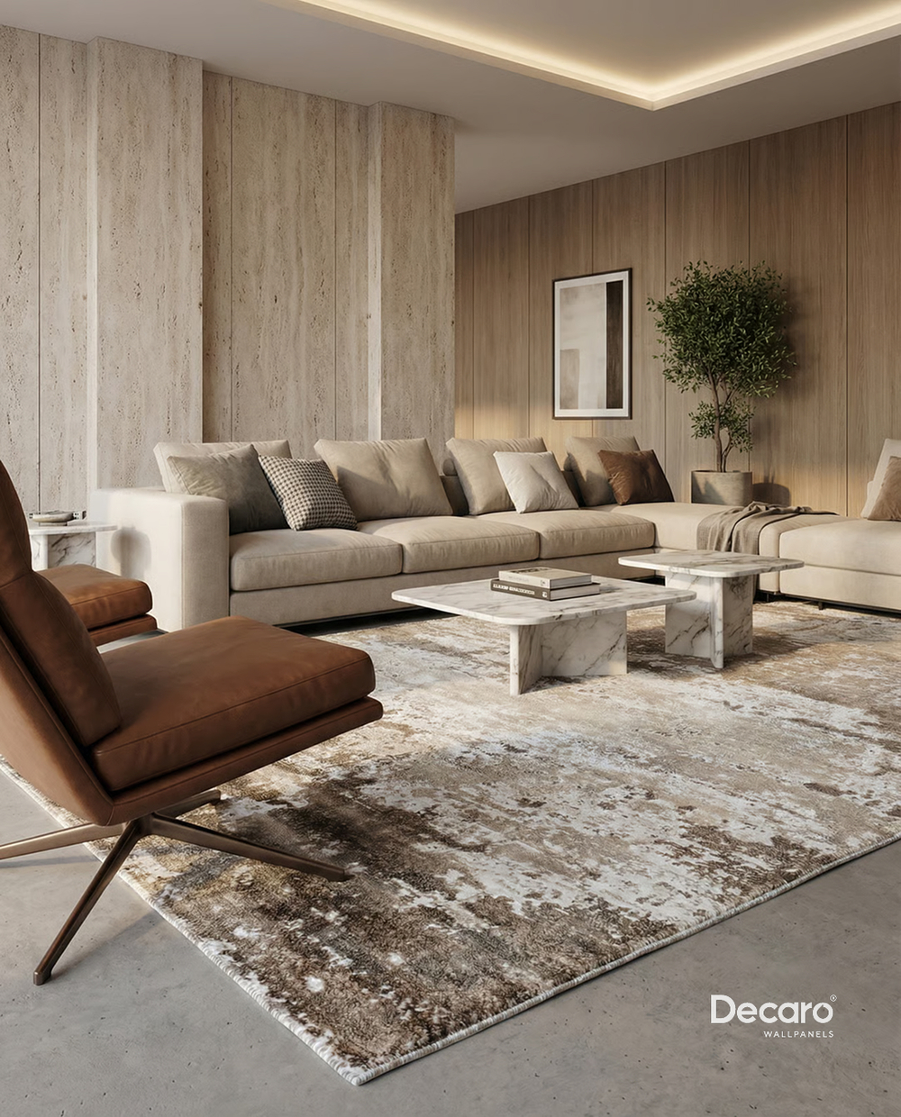 Гибкий камень Decaro WallPanels Flex Stone D1014 Travertine