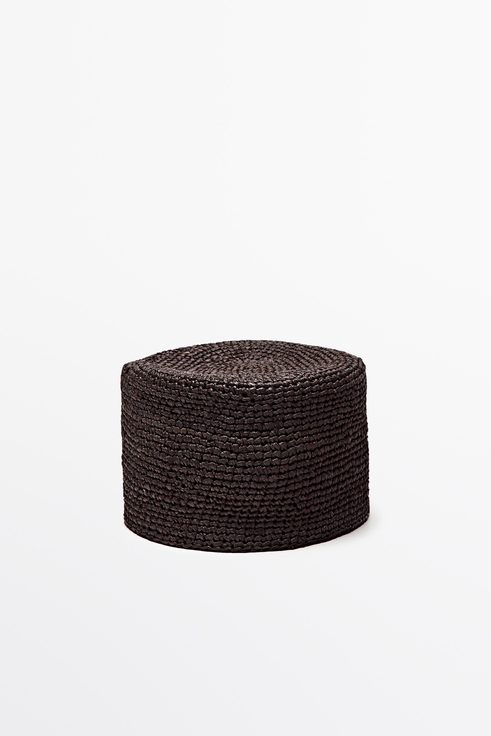 Massimo Dutti Шляпа-таблетка из рафии, жженый
