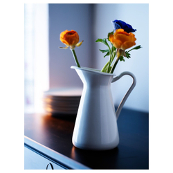 IKEA SOCKERÄRT  (ИКЕА СОСКЕРÄРТ)  -  Ваза/кувшин, белый, 16 см