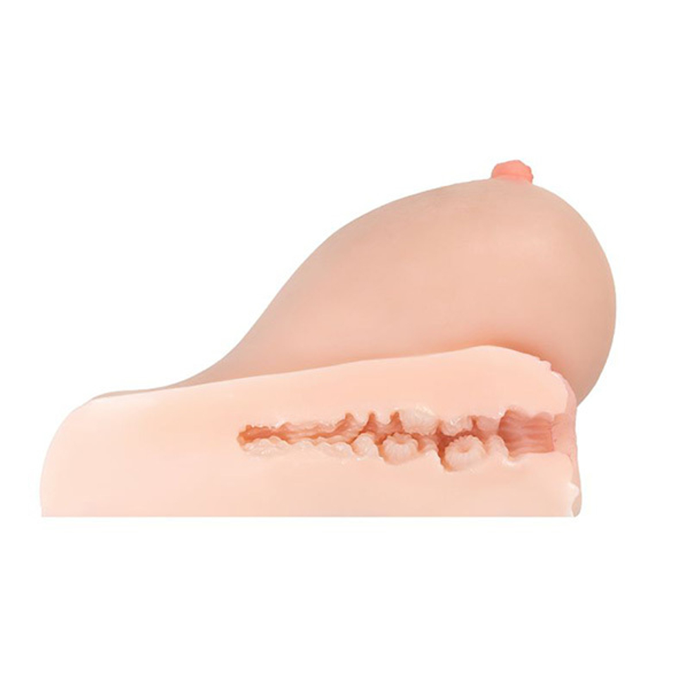 Мастурбатор 22х17,5см в виде груди с вагиной ToyFa Juicy Pussy Fleshy Teaser 893034