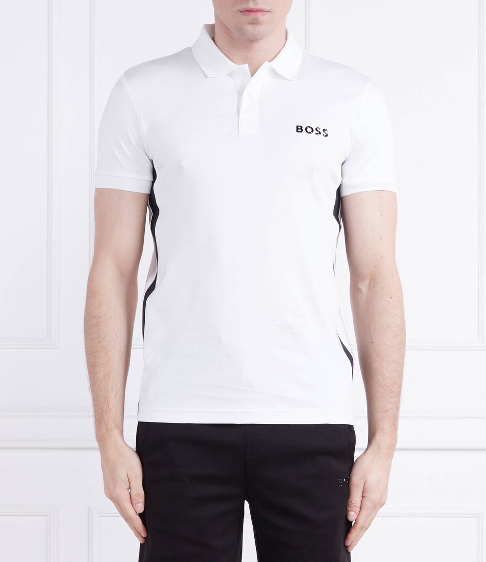 Поло Paule Mirror BOSS GREEN - белый(50488295)