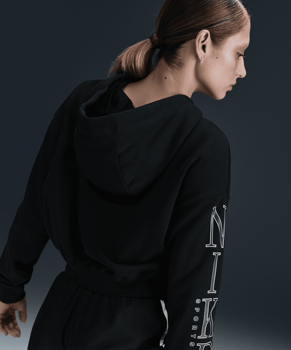 Толстовка женская NIKE W NSW CLUB FLC OS GX CRP HDY