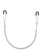 Регулируемые зажимы с цепью Nipple Tweezer Clamps (Цвет: серебристый, черный)