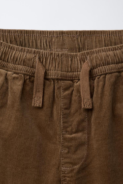 ZARA ВЕЛЬВЕТОВЫЕ БРЮКИ НА ПОДКЛАДКЕ, РЫЖЕВАТО-КОРИЧНЕВЫЙ