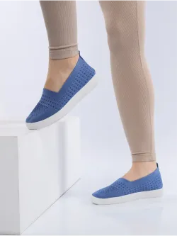 Мокасины летние текстильные