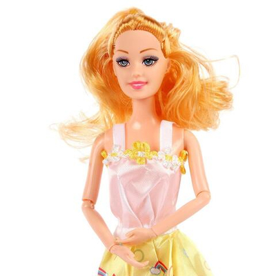 Кукла тип Модель на шарнирах с аксесс. 31см, коробка Y145