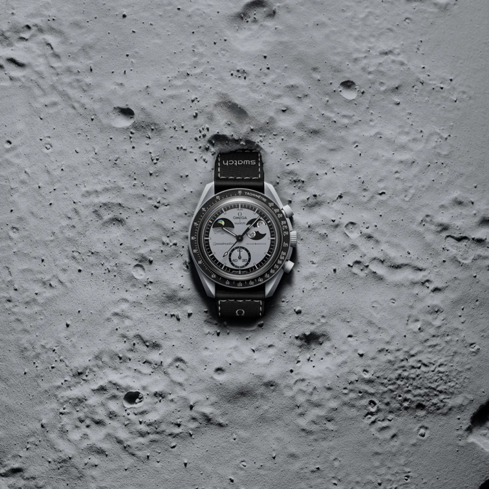 SWATCH Men 42mm Black Watch SO33M700