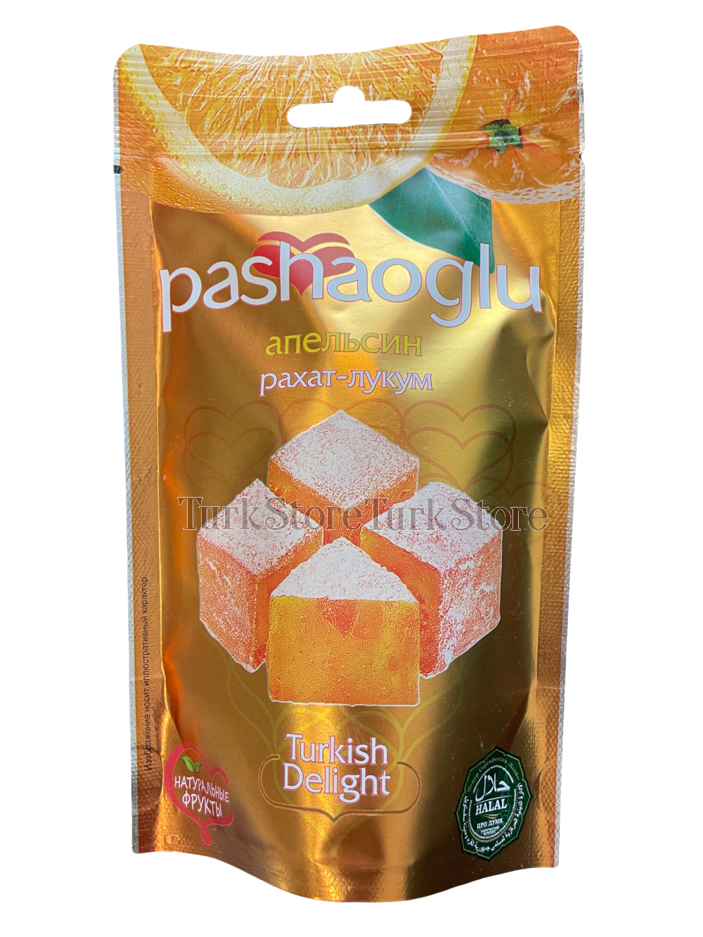 Рахат-лукум Pashaoglu с цедрой апельсина 150 гр