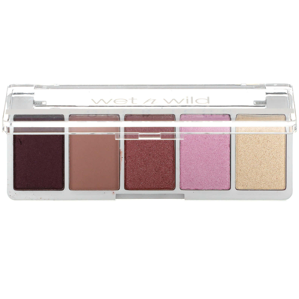 wet n wild, Color Icon, палитра теней из 5 оттенков, 1114070 Petalette, 6 г (0,21 унции)
