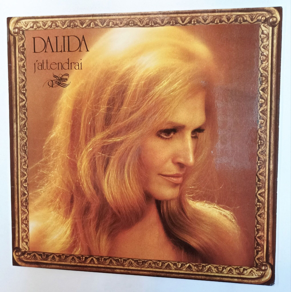 Винтажная виниловая пластинка LP Dalida Jattendrai (Germany 1976)