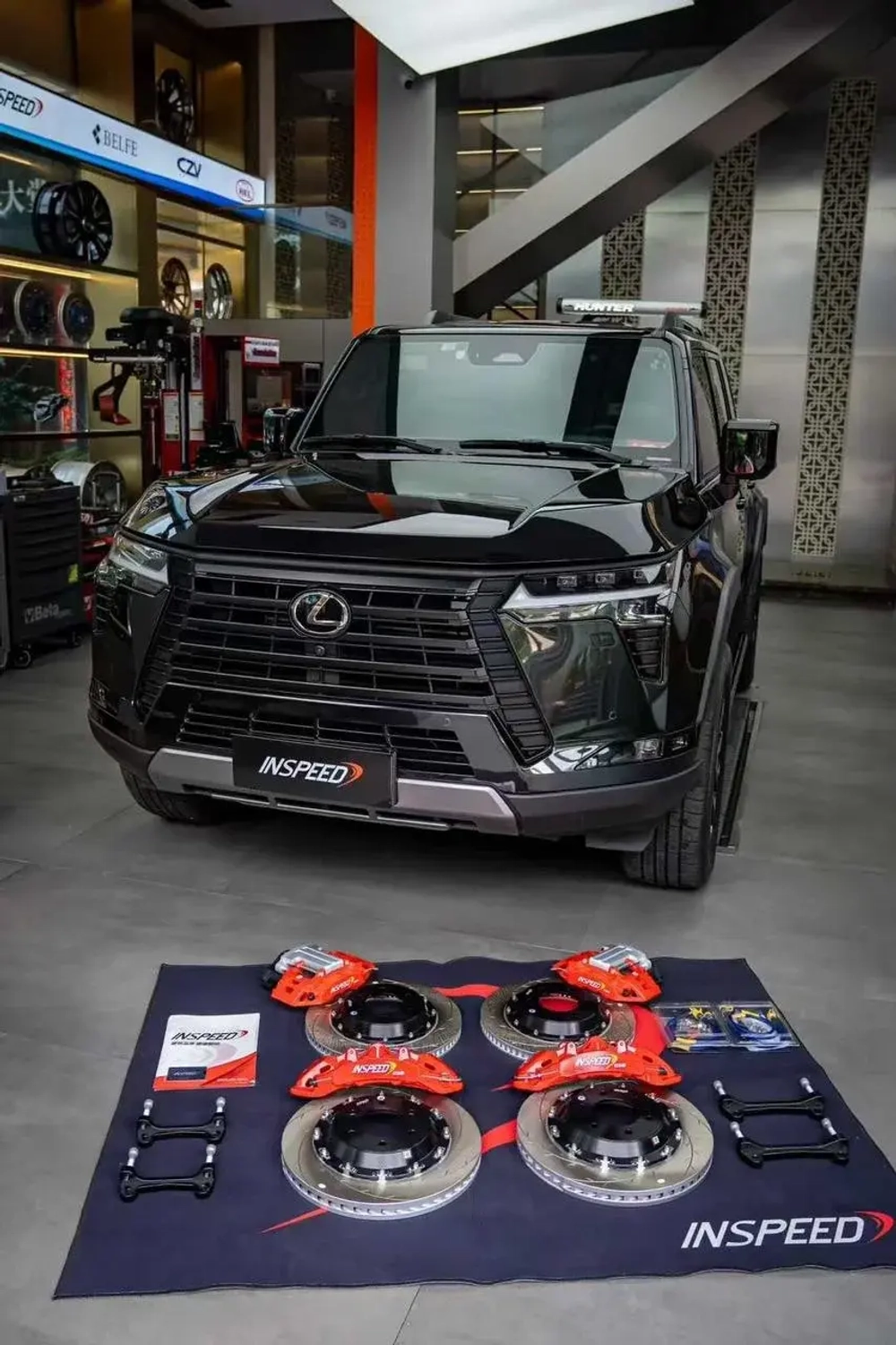 Тормозная система INSPEED для Lexus GX550 2024 Лексус тормоза колодки тормозной диск суппорт