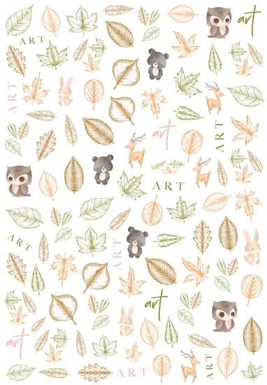 Слайдер-дизайн Crazy Shine Nails mini: Золотая Осень