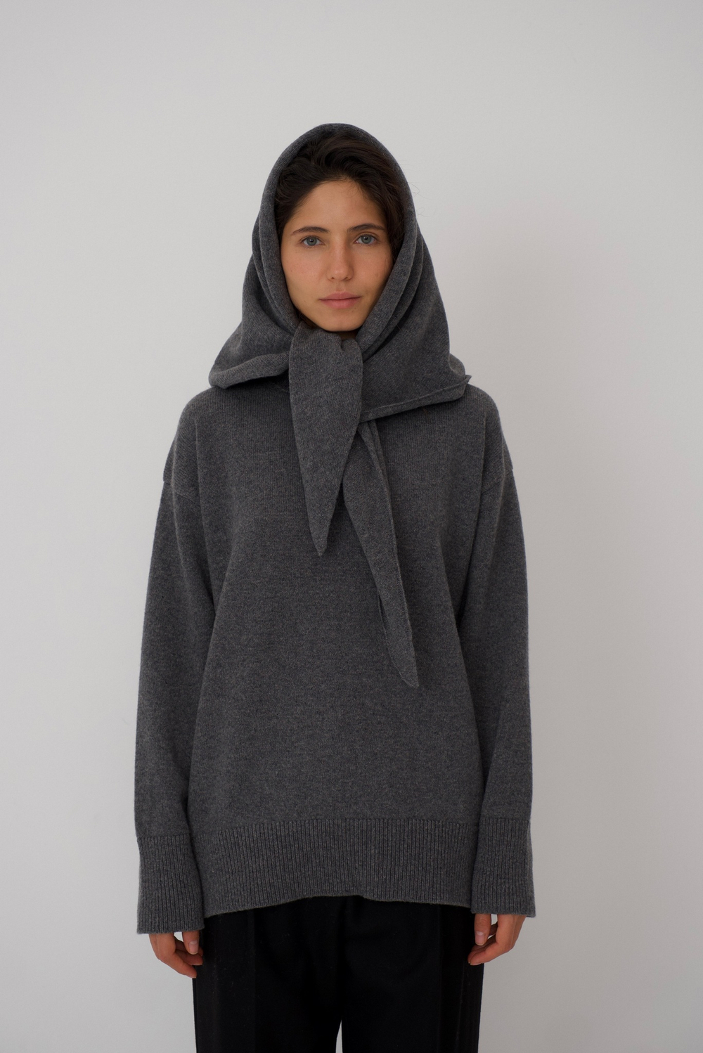 Косынка Large из мериноса и кашемира