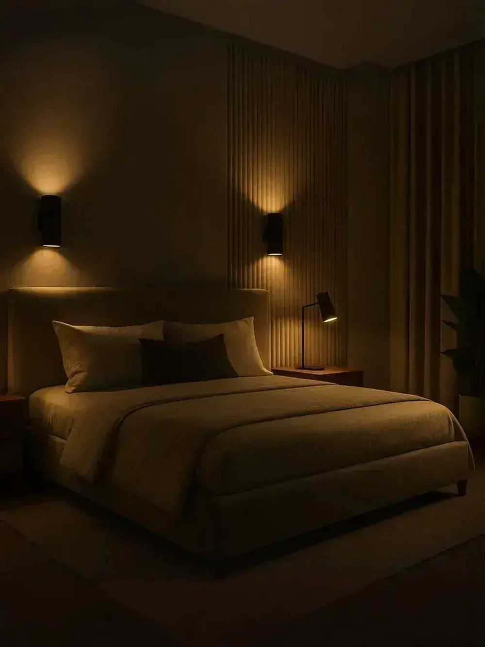 Светильник настенный, бра двунаправленный, черный, Е27