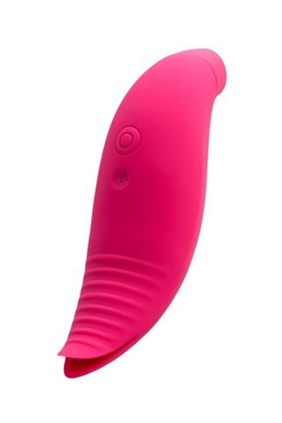Ярко-розовый многофункциональный стимулятор клитора Blossy (Цвет: ярко-розовый)