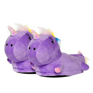 Тапки Rainbow Unicorn Purple р-р 33-37