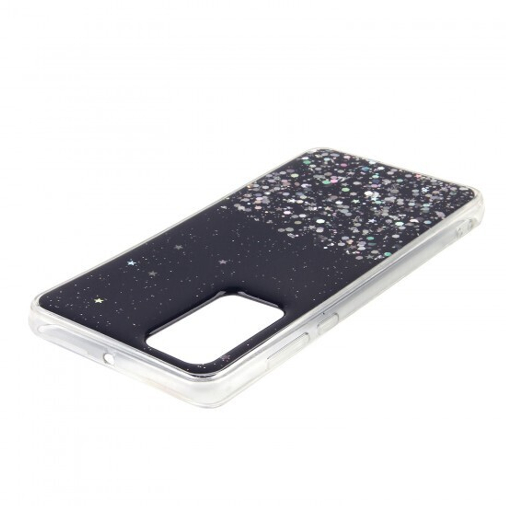 Чехол ТПУ с блестками для Huawei P40, 011057 Сиреневый