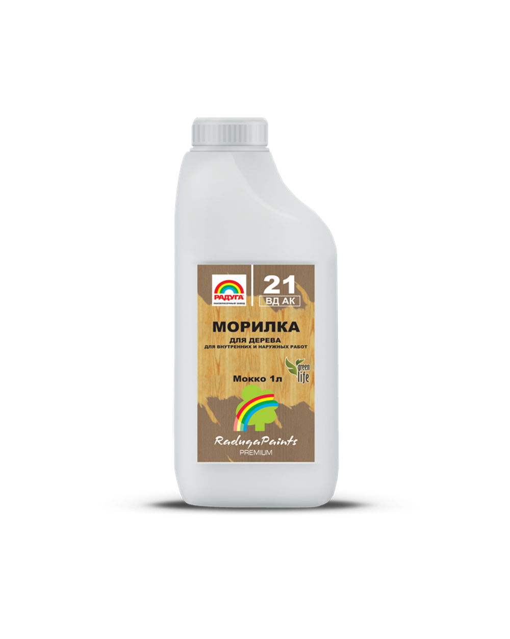 МОРИЛКА ДЛЯ ДЕРЕВА РАДУГА-21 АКРИЛОВАЯ 1Л МОККО
