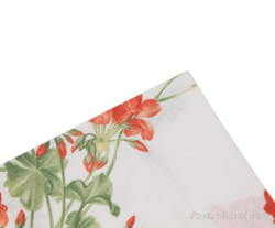 Постельное белье 2 спальное евро макси Mirabello Gerani оранжевое