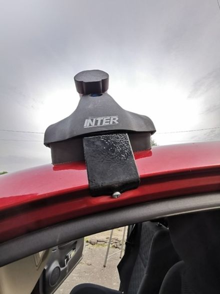 Багажник Интер Спектр на Skoda Octavia A5 аэродинамические дуги 120 см