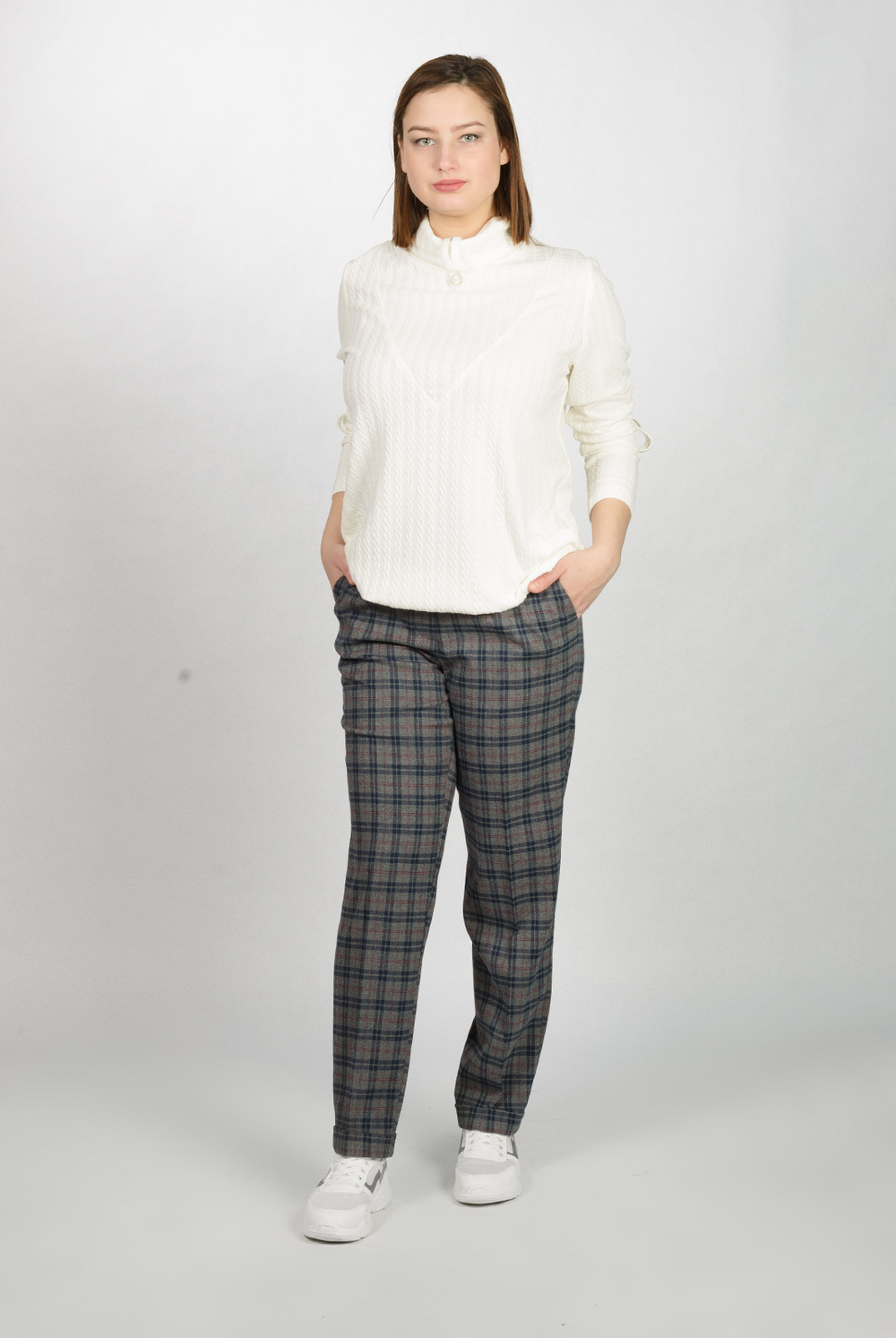 Джемпер 409Д, белый #133Б03409Д