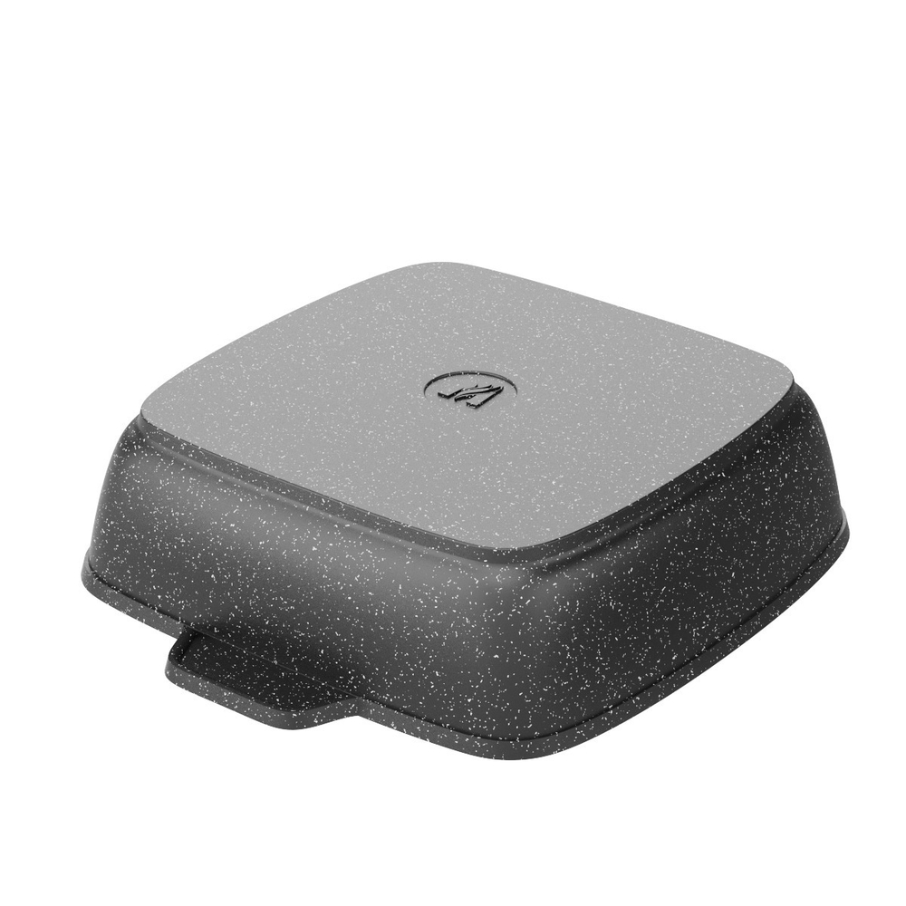 Жаровня квадратная "Мечта" Гранит с крышкой от 2л до 4л