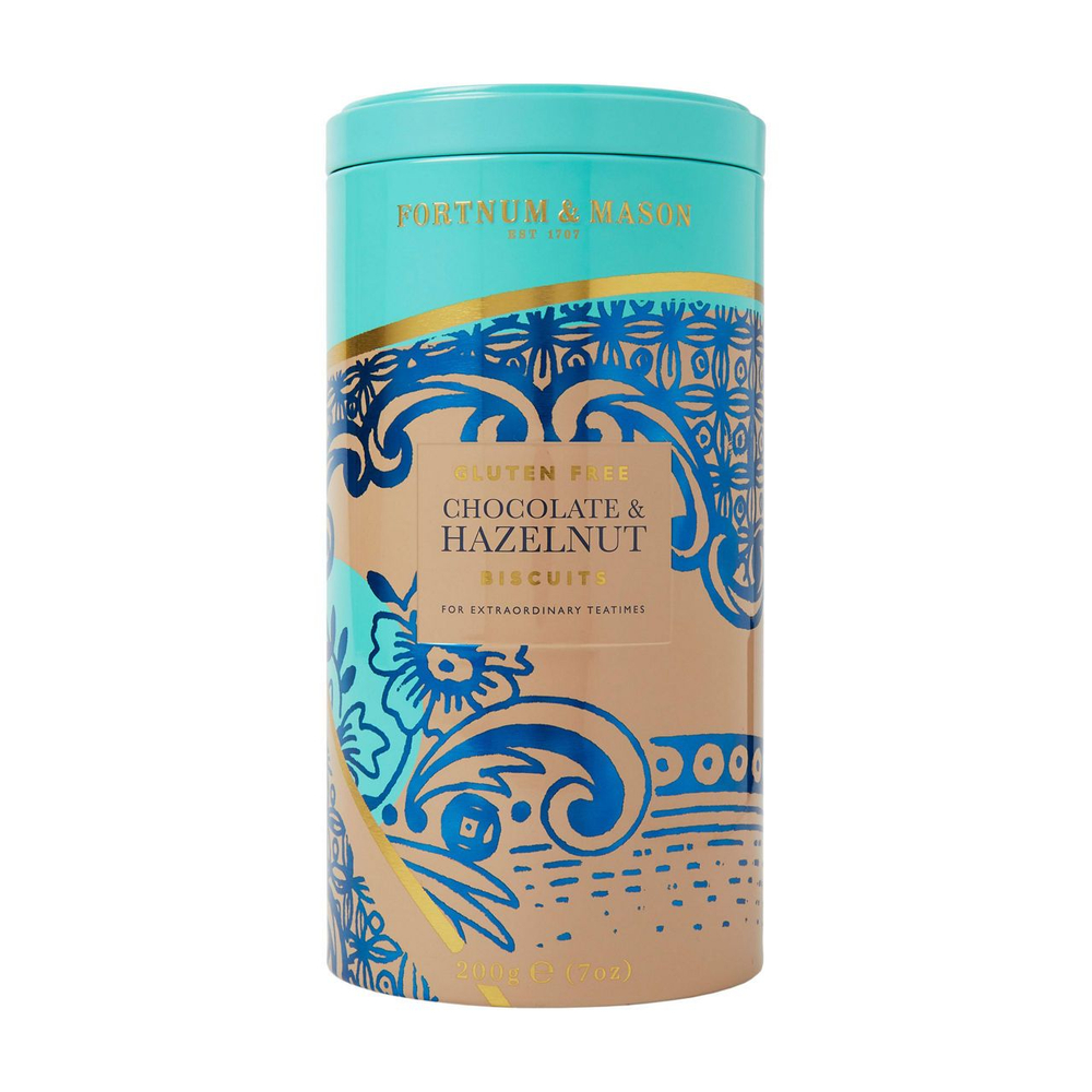 Fortnum&Mason Безглютеновое и веганское печенье Piccadilly с шоколадом и фундуком, 200 г