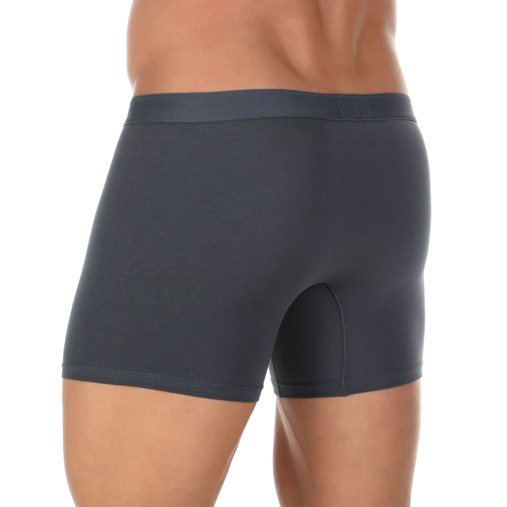 Набор из 3 мужских трусов-боксеров: темно-серых, бордовых и темно-синих (Размер: M) (Цвет: разноцветный)