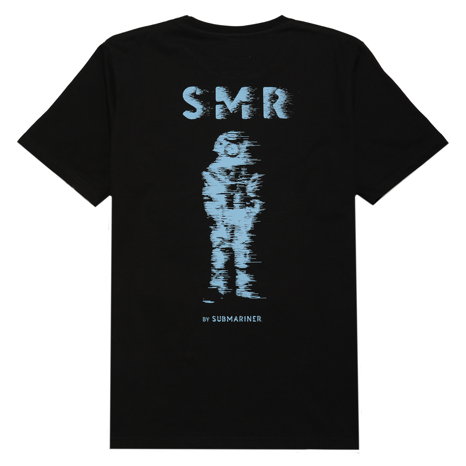 TSHRT SMR DIVER PIXEL SORT BLACK
