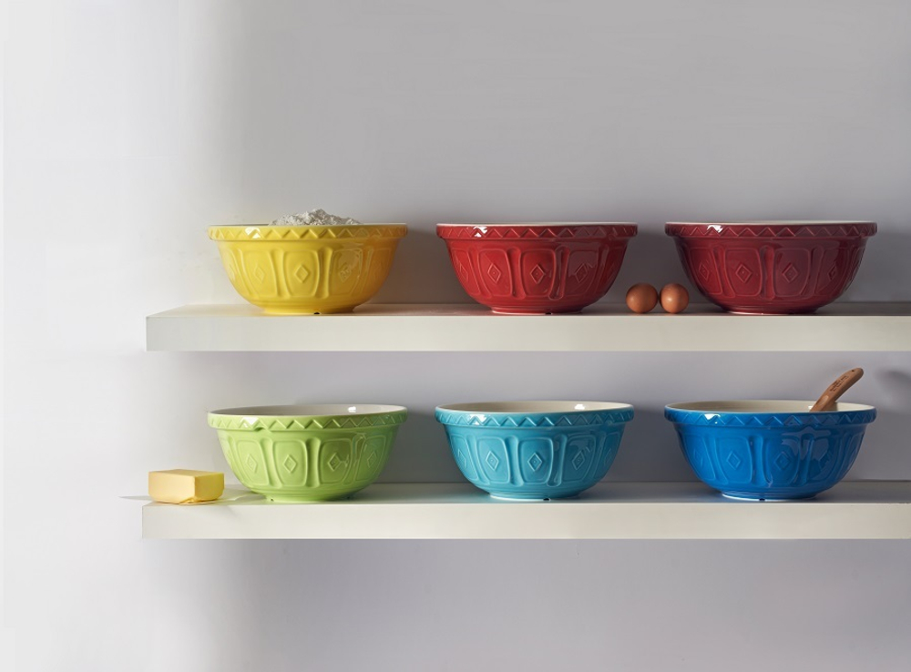 Миска для смешивания colour mix, D29 см, 4 л, красная