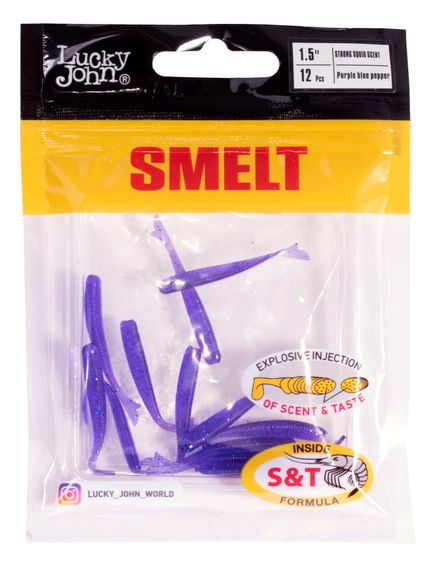Слаги съедобные искусственные LJ Pro Series Smelt 1,5in (03.80)/S66 12шт.
