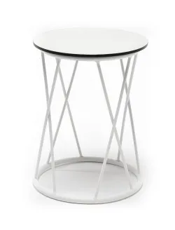 Белые журнальные столики из HPL