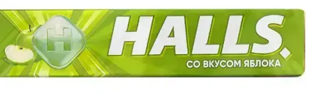 Карамель леденцовая HALLS со вк. яблока (Россия) 25г