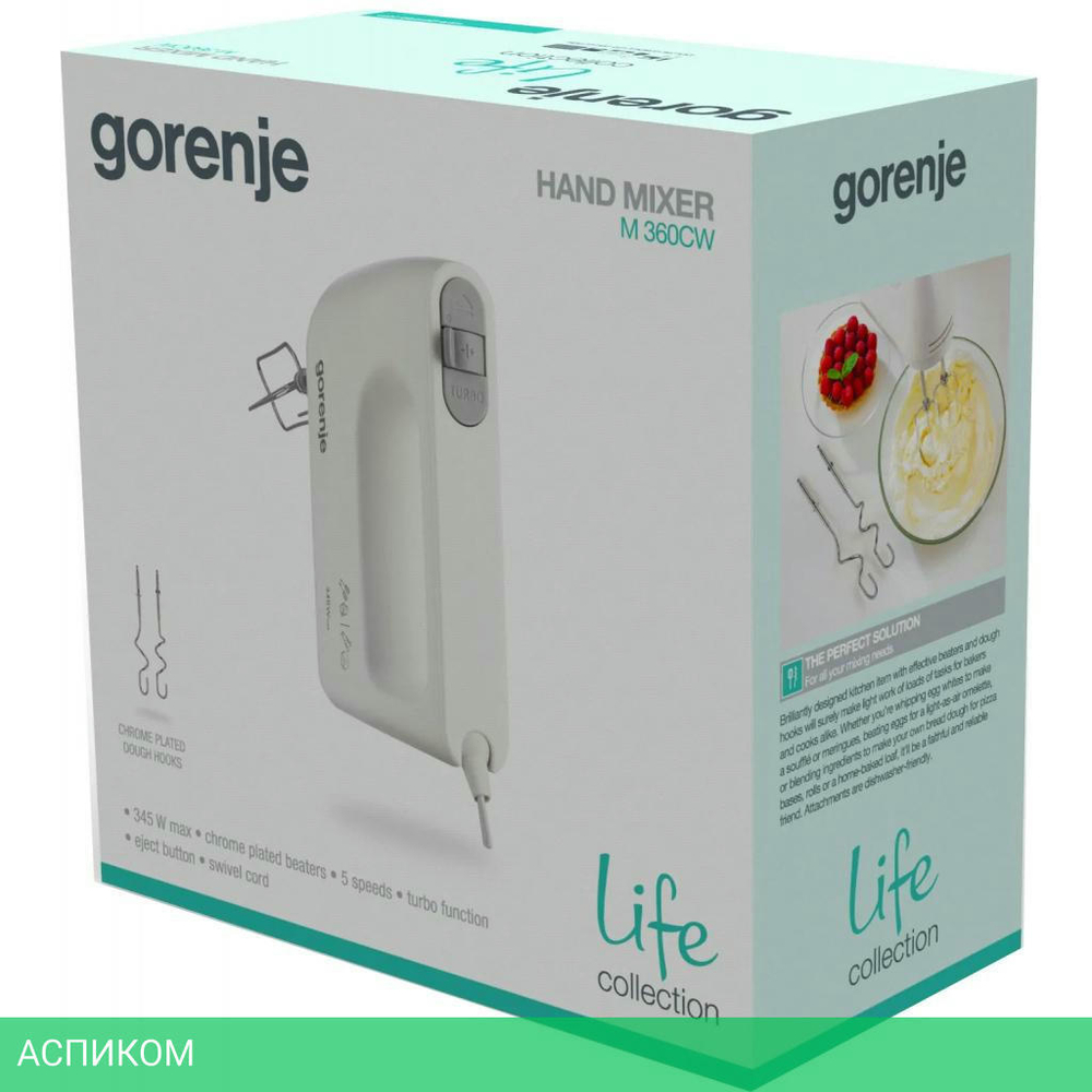 Миксер Gorenje M360CW белый