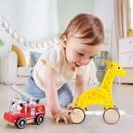 Каталка для малышей Серия "Зверики", жираф