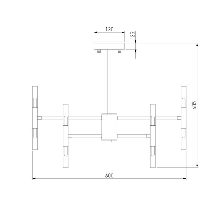 Подвесная люстра Bogates Bastone 345 Smart