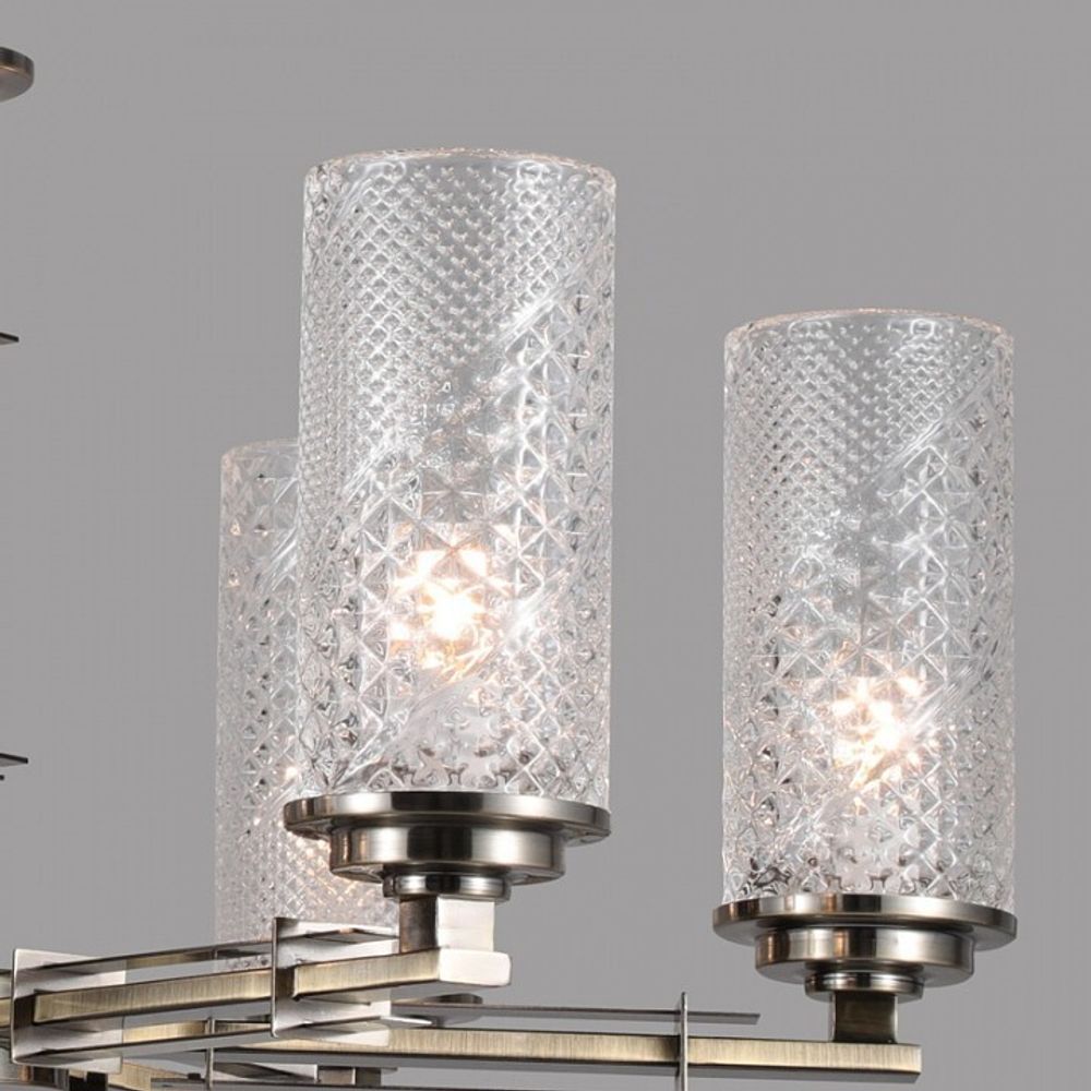 Подвесная люстра ILLUMICO  IL8682-6P-10 BR