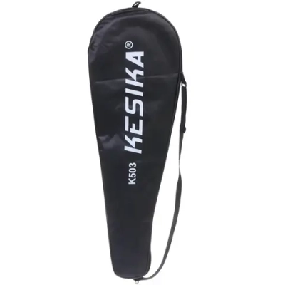 Бадминтон в наборе K-503, 3 предмета: 2 металлические ракетки 65 см, чехол (цвет: белый)