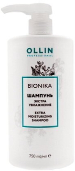 OLLIN BIONIKA Шампунь для волос «Экстра увлажнение» 750мл