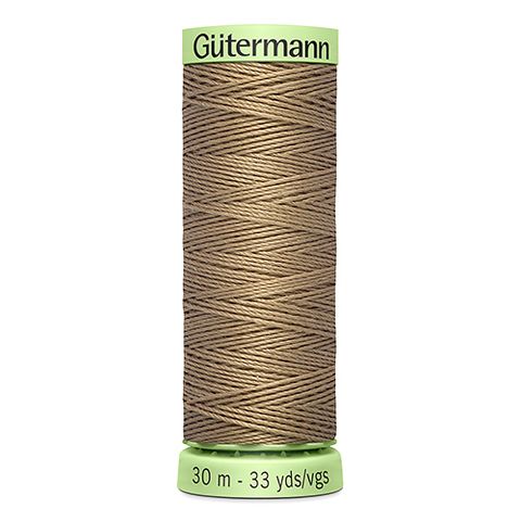 Нить Top Stitch 30/30 м для декоративной отстрочки, Gutermann, 868 неотбеленный шелк
