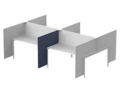 Модуль боковой -ширма 124х4х110
