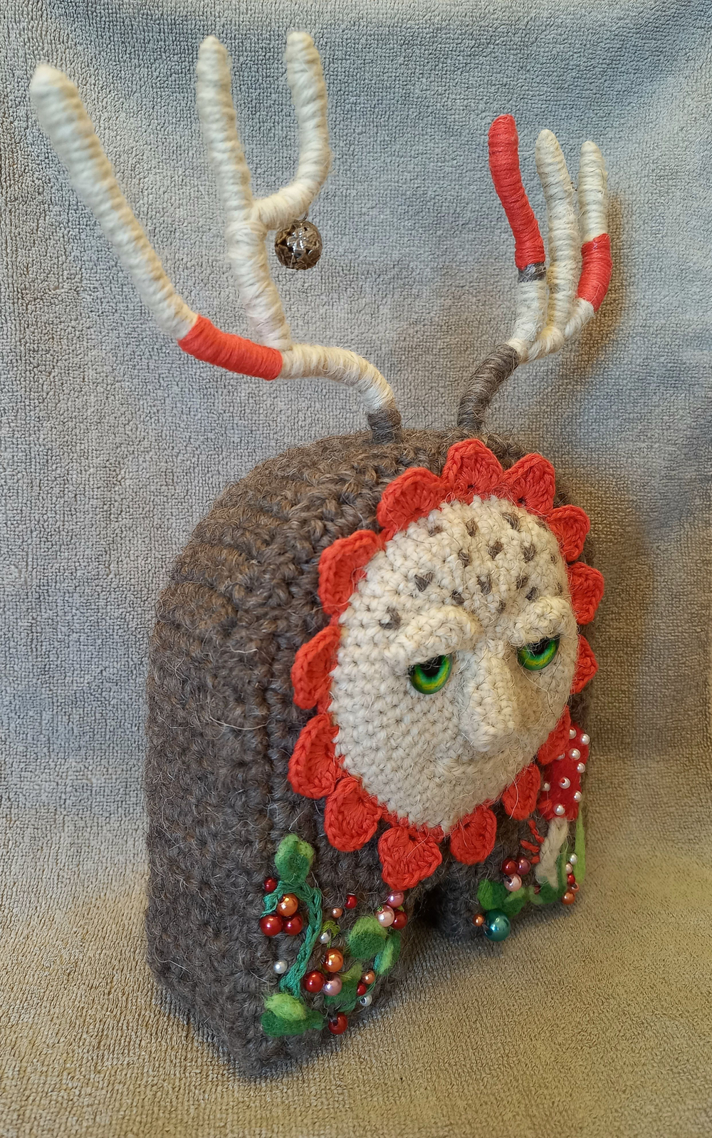 Интерьерный сувенир ручной работы "Лесной дух". Единственный экземпляр.