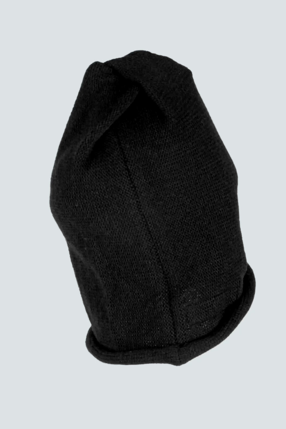 ZARA ТРИКОТАЖНАЯ ШАПКА С ЭФФЕКТОМ РВАНЫХ ДЕТАЛЕЙ, ЧЕРНЫЙ