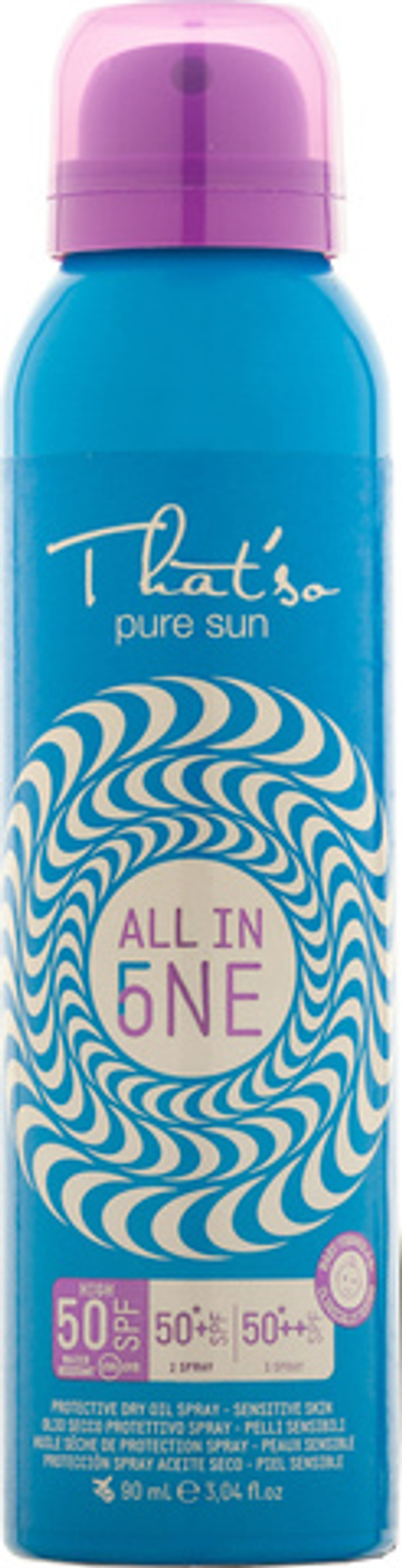 Универсальный солнцезащитный спрей SPF 50/50+*/50++* 90 мл/ALL IN ONE PLUS SPF 50/50+ 90m