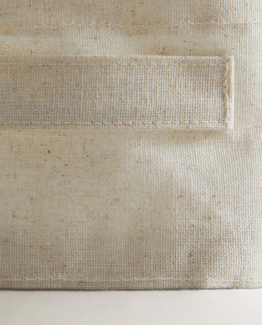 Zara Home Корзина изо льна, цвет бежевый, 13.5 см