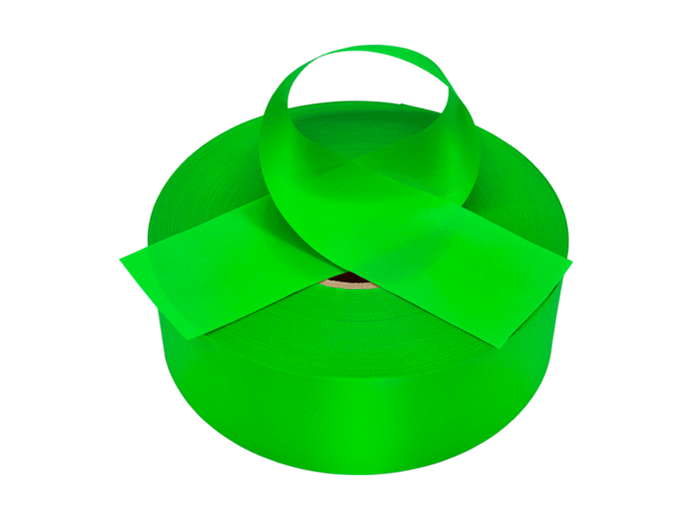 Лента плиссированная для наградных розеток. 087 кислотно-зеленая