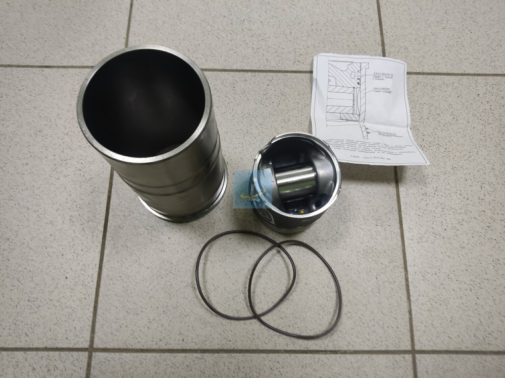 Гильза, поршень, палец и кольца 53443.1004006-10