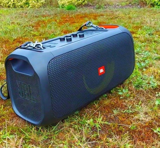 Портативная акустика JBL PartyBox On-The-Go, 100 Вт, черный ( 2 микрофона)